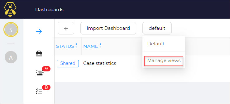manage dashboards